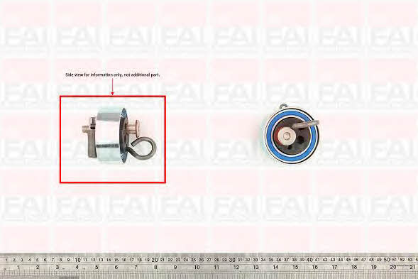 FAI T9408 Tensioner pulley, timing belt T9408: Buy near me in Poland at 2407.PL - Good price!