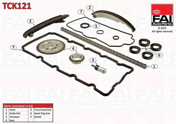 FAI TCK121 Timing chain kit TCK121: Buy near me at 2407.PL in Poland at an Affordable price!
