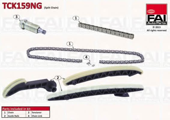 FAI TCK159NG Timing chain kit TCK159NG: Buy near me in Poland at 2407.PL - Good price!