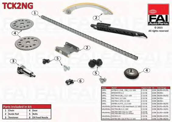 FAI TCK2NG Timing chain kit TCK2NG: Buy near me in Poland at 2407.PL - Good price!