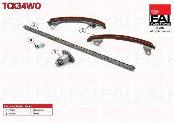 FAI TCK34WO Timing chain kit TCK34WO: Buy near me in Poland at 2407.PL - Good price!