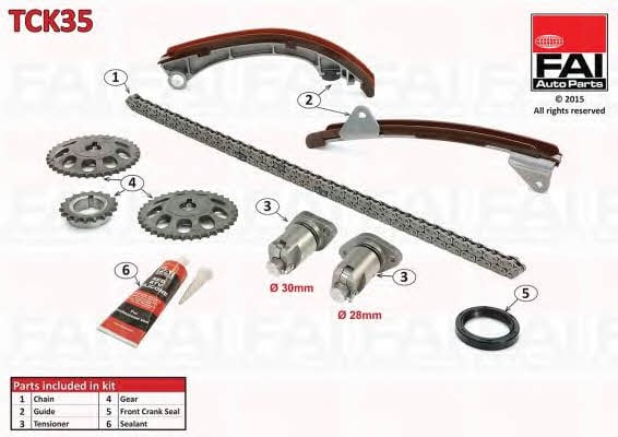 FAI TCK35 Timing chain kit TCK35: Buy near me at 2407.PL in Poland at an Affordable price!
