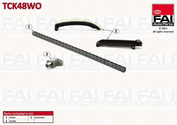 FAI TCK48WO Timing chain kit TCK48WO: Buy near me in Poland at 2407.PL - Good price!
