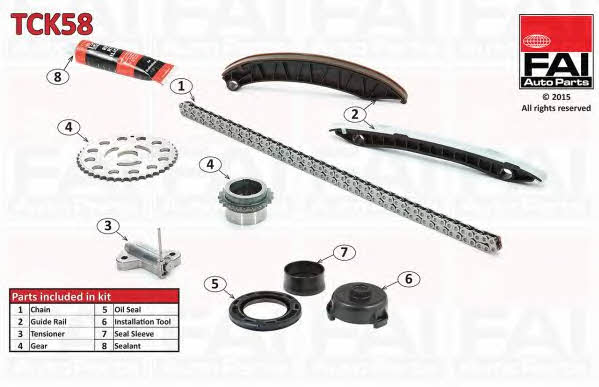 FAI TCK58 Timing chain kit TCK58: Buy near me at 2407.PL in Poland at an Affordable price!