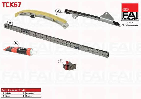 FAI TCK67 Timing chain kit TCK67: Buy near me in Poland at 2407.PL - Good price!