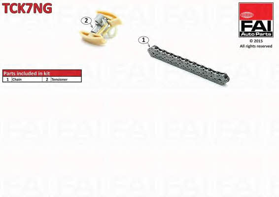 FAI TCK7NG Timing chain kit TCK7NG: Buy near me in Poland at 2407.PL - Good price!
