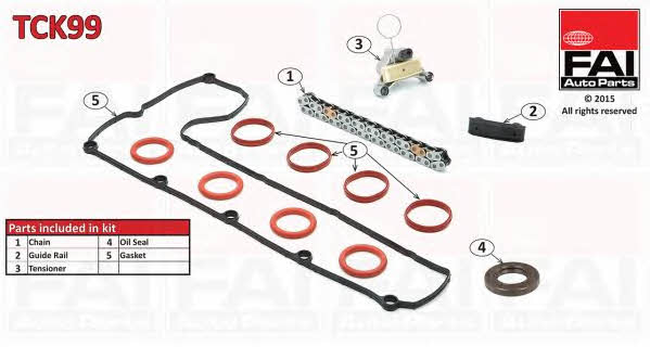 FAI TCK99 Timing chain kit TCK99: Buy near me at 2407.PL in Poland at an Affordable price!