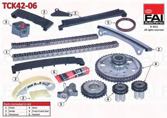 FAI TCK42-06 Timing chain kit TCK4206: Buy near me in Poland at 2407.PL - Good price!
