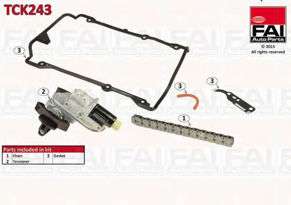 FAI TCK243 Timing chain kit TCK243: Buy near me in Poland at 2407.PL - Good price!