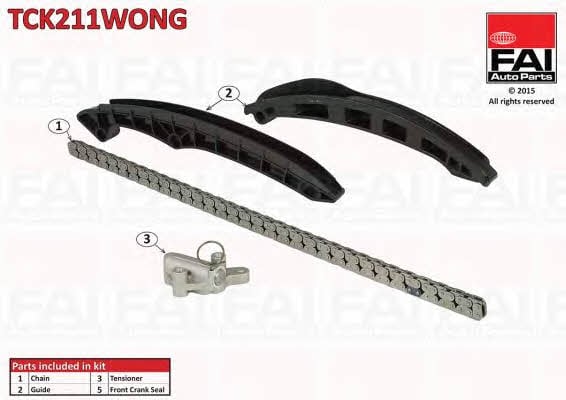 FAI TCK211WONG Timing chain kit TCK211WONG: Buy near me in Poland at 2407.PL - Good price!