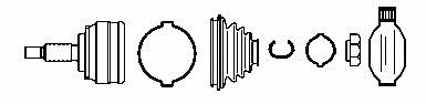 Farcom 134185 CV joint 134185: Buy near me in Poland at 2407.PL - Good price!