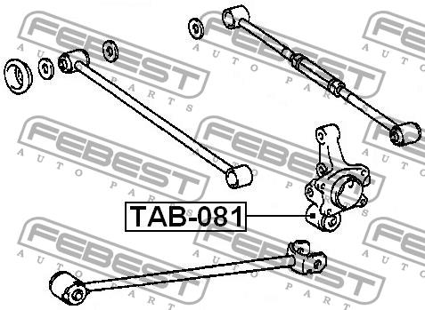 Купити Febest TAB081 – суперціна на 2407.PL!