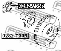 Febest Radnabe hinten – Preis 209 PLN