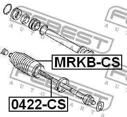 Inner Tie Rod Febest 0422-CS