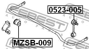 Febest Rear stabilizer bar – price 35 PLN