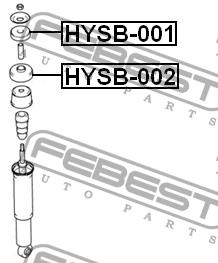 Febest Stoßdämpferbuchse – Preis 18 PLN