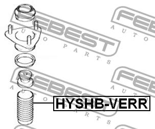 Febest Rear shock absorber boot – price