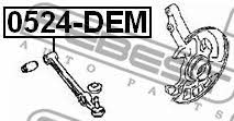 Febest Suspension arm front lower right – price 163 PLN