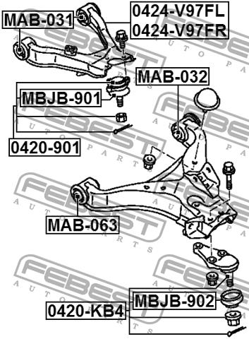 Купить Febest MBJB-901 по низкой цене в Польше!