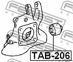 Tuleja tylnego dolnego wahacza Febest TAB-206