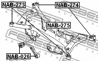 Купити Febest NAB273 – суперціна на 2407.PL!