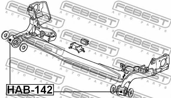 Купити Febest HAB142 – суперціна на 2407.PL!