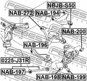 Kaufen Sie Febest NAB197 zum guten Preis bei 2407.PL!