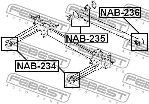 Купити Febest NAB235 – суперціна на 2407.PL!