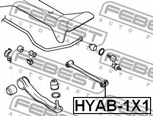 Купити Febest HYAB1X1 – суперціна на 2407.PL!