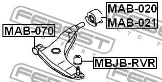 Купити Febest MAB021 – суперціна на 2407.PL!