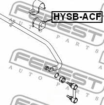 Втулка стабілізатора переднього Febest HYSB-ACF