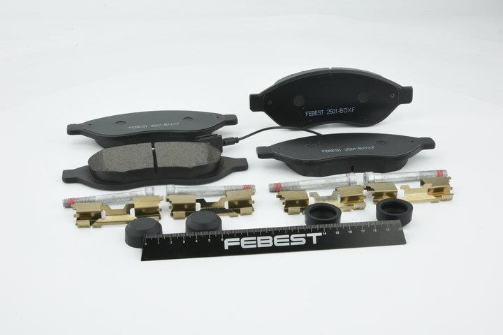 Тормозные колодки дисковые, комплект Febest 2501-BOXF