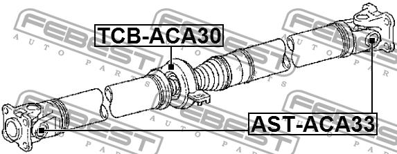 Купити Febest ASTACA33 – суперціна на 2407.PL!