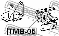 Poduszka silnika lewa Febest TMB-05