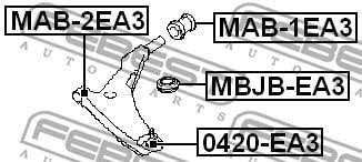 Купити Febest MAB2EA3 – суперціна на 2407.PL!