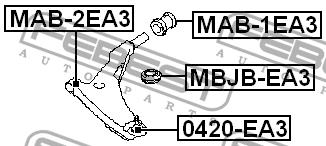 Купити Febest MAB-2EA3 за низькою ціною в Польщі!