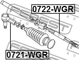 Febest Tie rod end outer – price 42 PLN