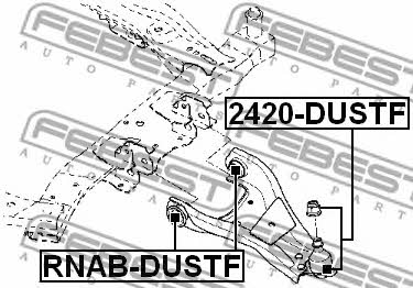 Kugellager Febest 2420-DUSTF