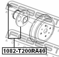 Wheel hub Febest 1082-T200RA40