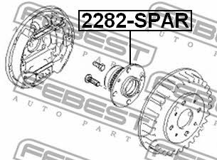 Маточина колеса задня Febest 2282-SPAR