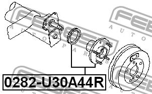 Febest Radnabe hinten – Preis 150 PLN