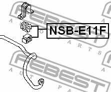 Tuleja stabilizatora przedniego Febest NSB-E11F