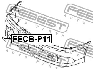Plug towing hook Febest FECB-P11