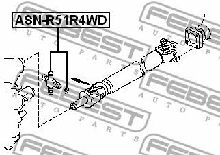 Купити Febest ASN-R51R4WD за низькою ціною в Польщі!