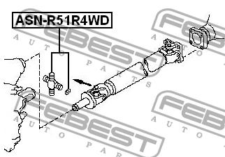Купити Febest ASNR51R4WD – суперціна на 2407.PL!