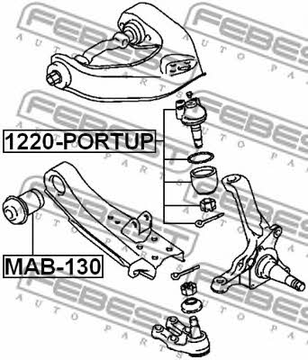 Buy Febest 1220-PORTUP at a low price in Poland!