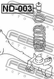 Febest Front shock absorber bump – price 84 PLN