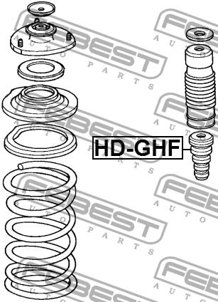 Febest Front shock absorber bump – price 26 PLN