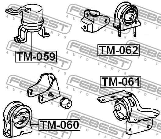 Febest Motorlager hinten – Preis 117 PLN