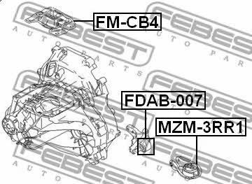 Febest Motorlager links – Preis 169 PLN